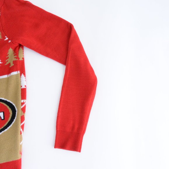 NFL San Francisco 49ers Festive Crewneck Sweater - Picture 5 of 10